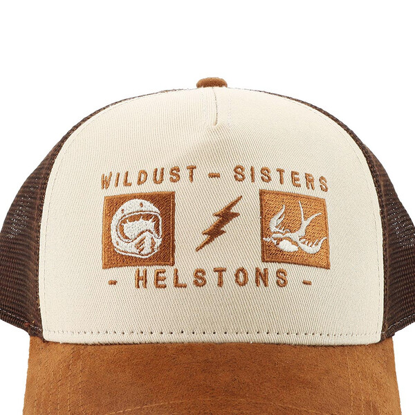 Helstons - Wildust - Casquette Wildstons Trucker Marron / Beige