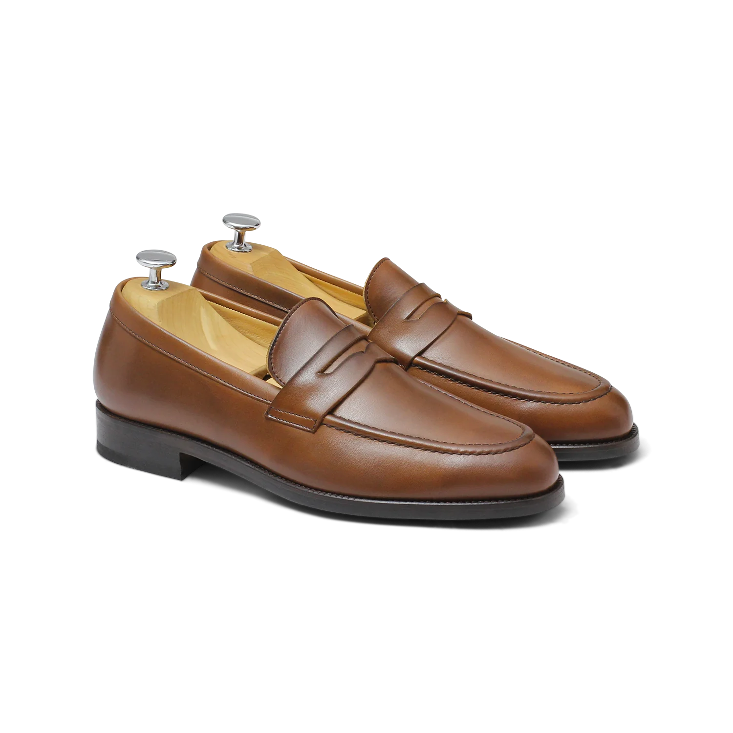 Master-Mocassin en cuir satin light