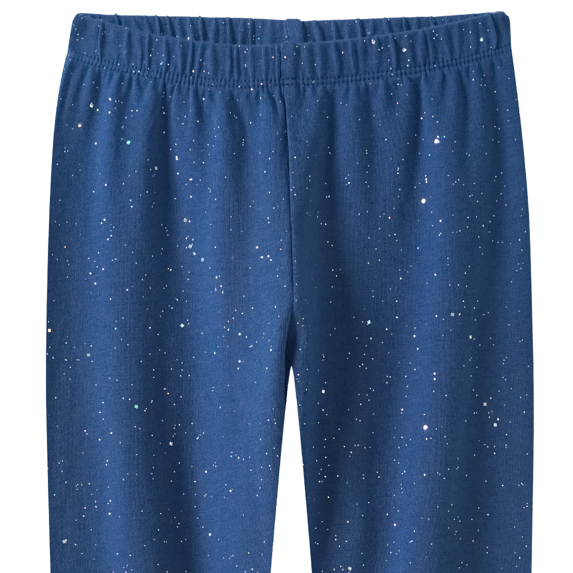 Topolino Mädchen Leggings mit Glitzer-Print dunkelblau