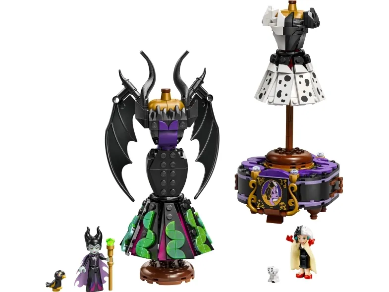 LEGO Disney 43262 Maleficents og Cruella De Vils kjoler