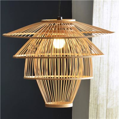Suspension en bambou
