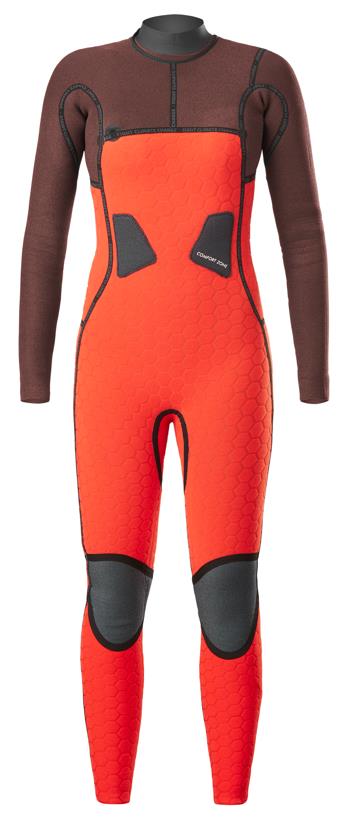 Picture DOME Women  4/3 mm - FRONT ZIP Black