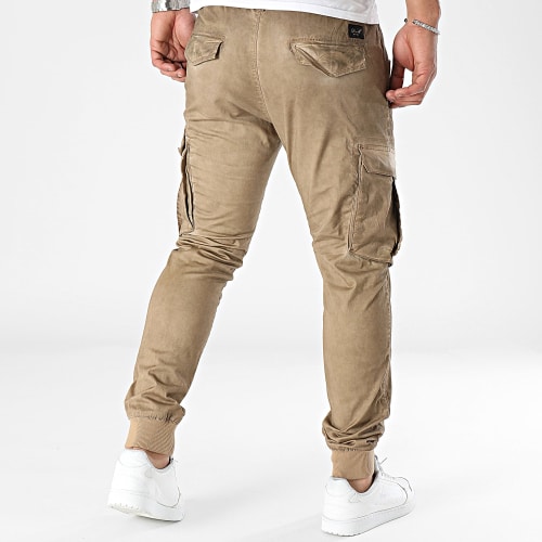 Pantalon Cargo Reflex Rib Beige