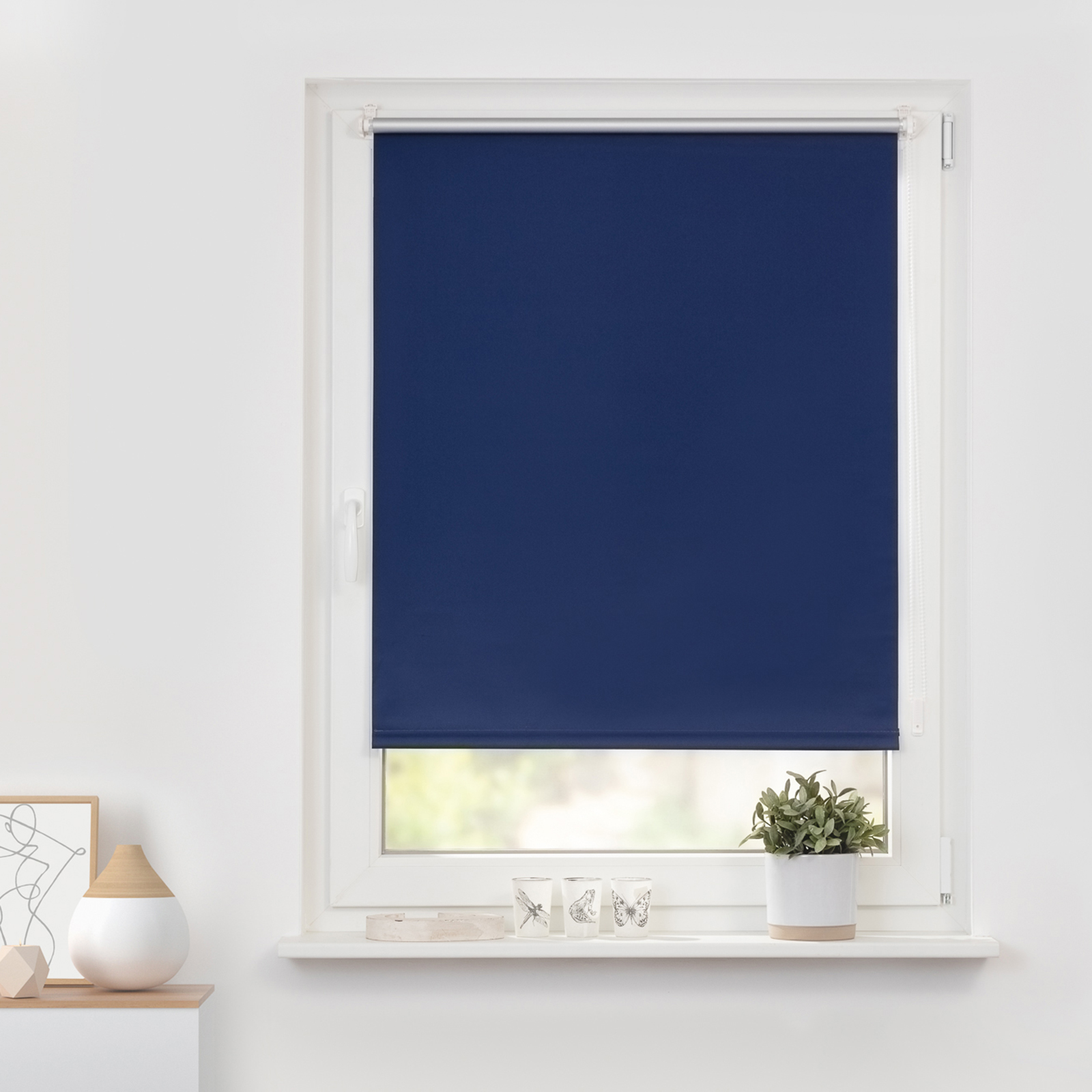 LICHTBLICK Thermo-Rollo - blau - 40x150 cm