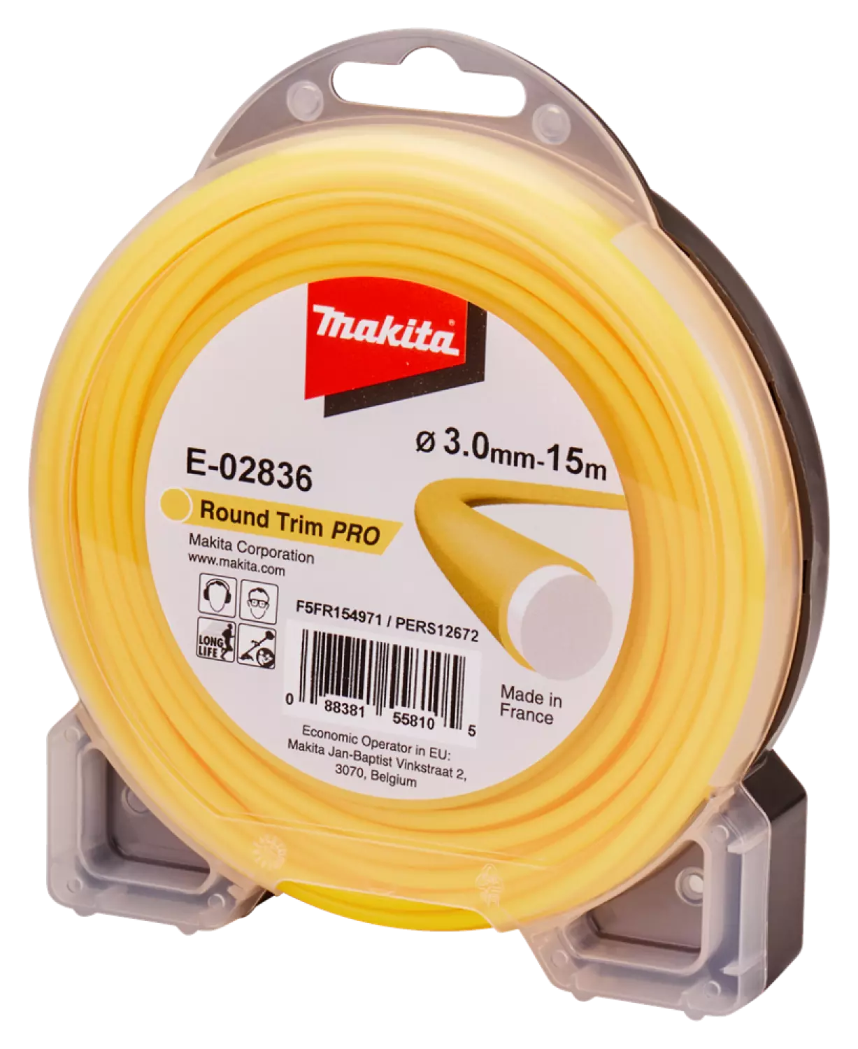 Makita E-02836 maaidraad - 3,0X15M - rond