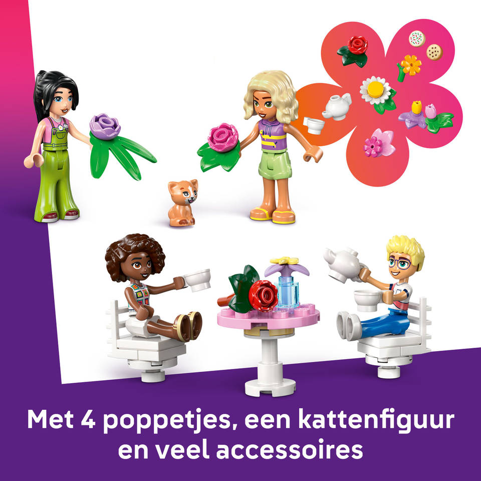 LEGO Friends plantencafé en bloemenwinkel 42671