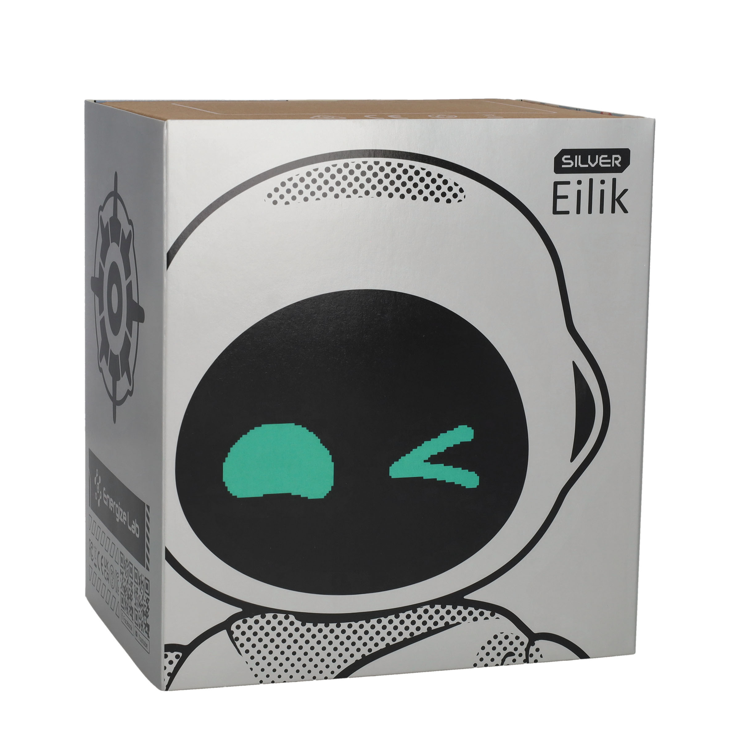 Eilik Der kleine Desktop Begleiter Bot mit unendlichem Spass - Silber (Limited Editon)