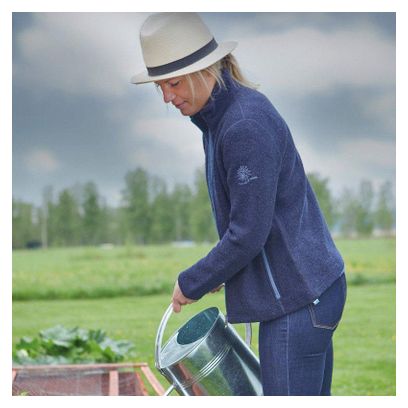 Ivanhoe gilet zippé en laine pour femme Beata Vert lime