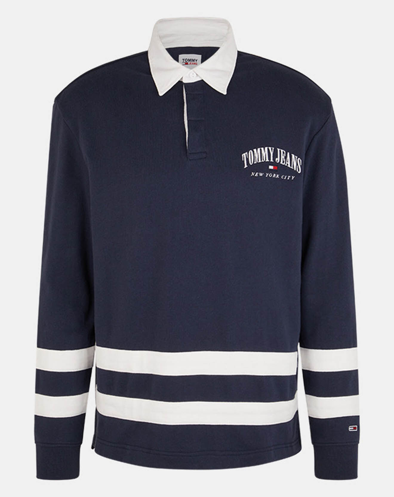 Tommy Jeans Polo Rugby Varsity bleu marine
