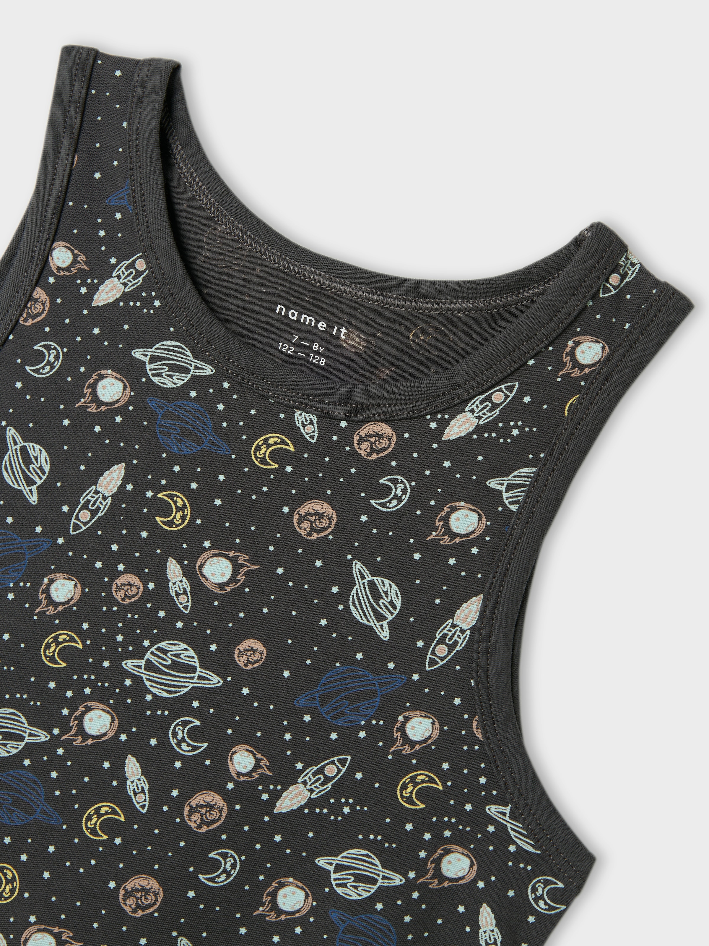 Name It Unterhemd »NKMTANK TOP 2P IRON SPACE NOOS«, 2 Stk.