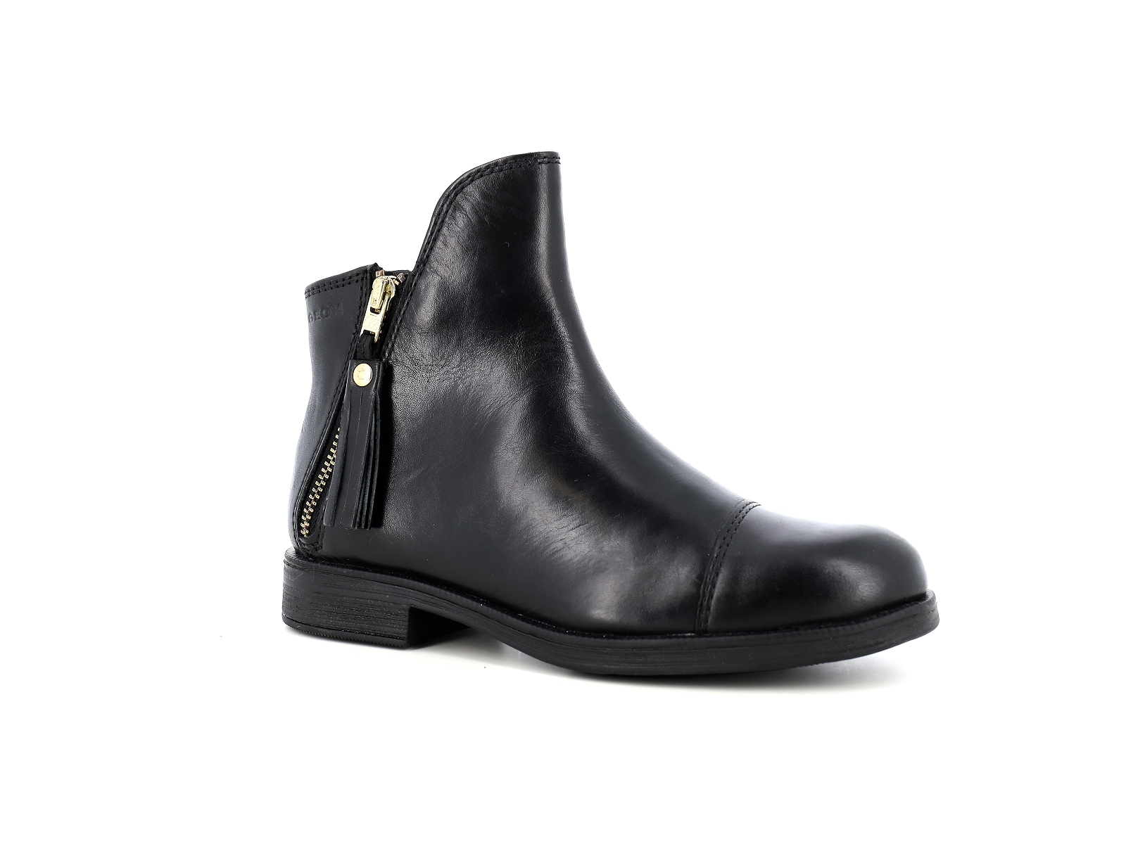 Geox-JR AGATA J5449C Cuir Noir