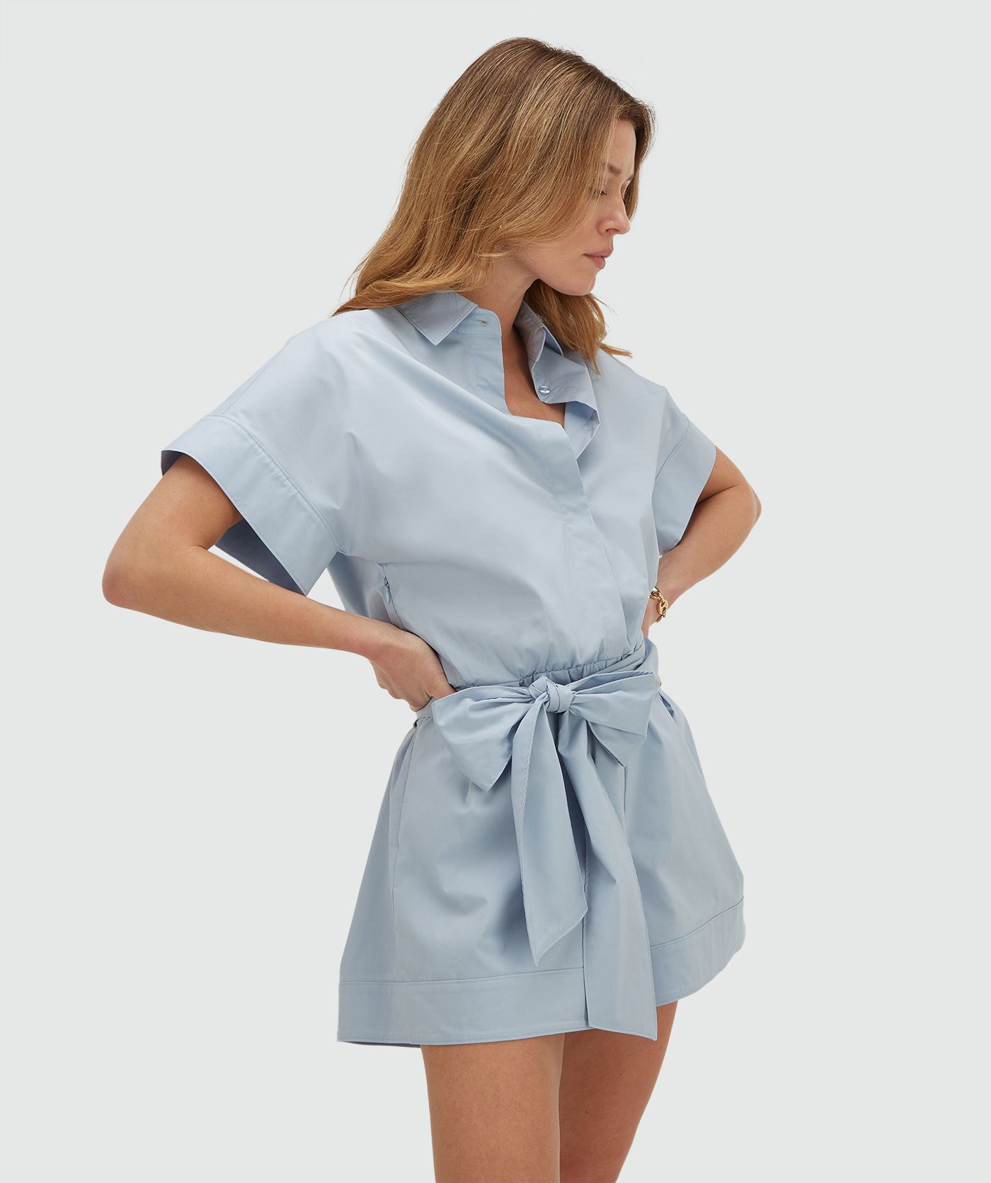 JV-NAMI regular fit jumpsuit - fresh blue