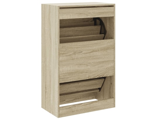 VIDAXL - Armoire à chaussures chêne sonoma 60x34x96,5 cm bois ingénie...