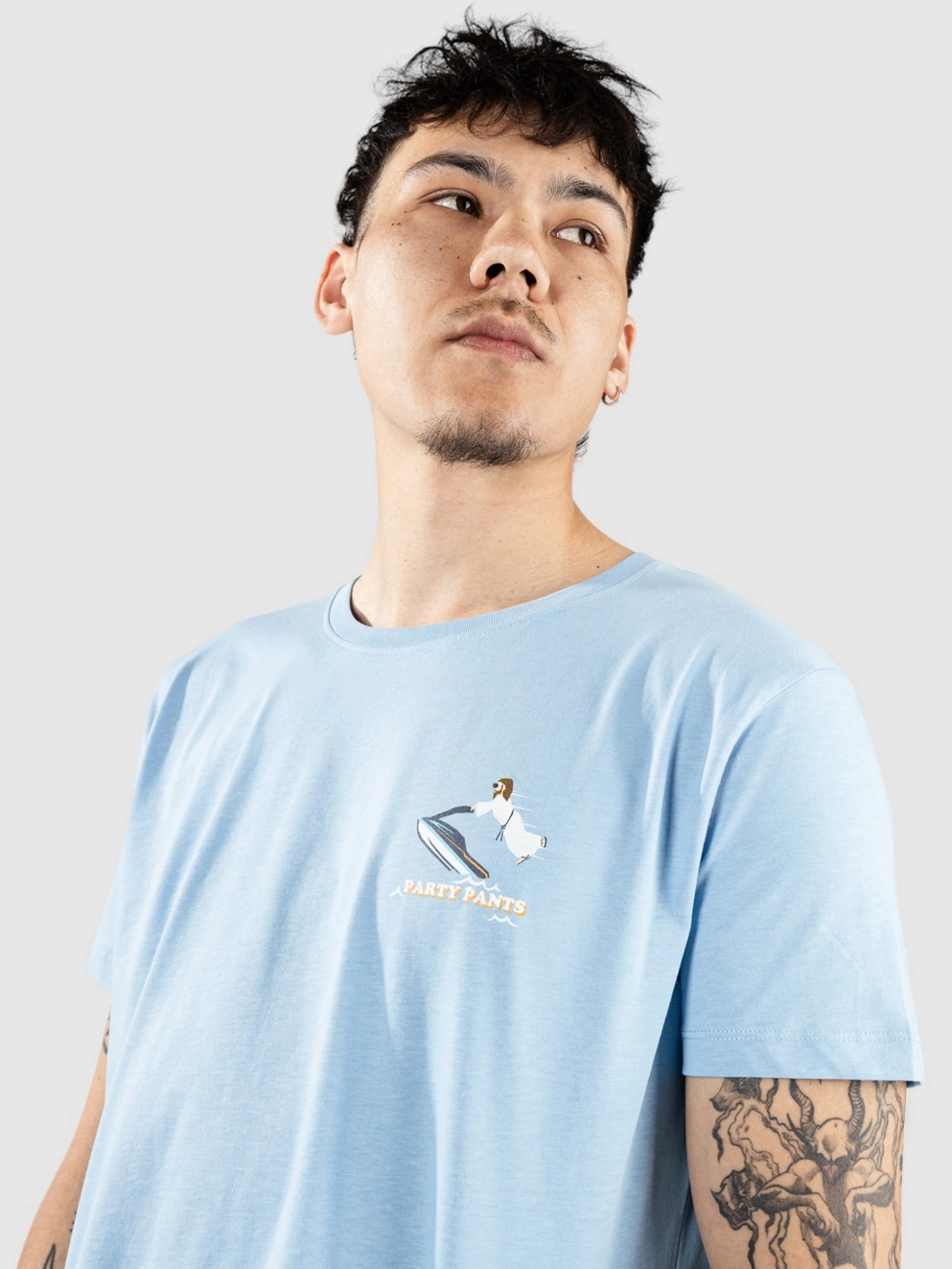 Party Pants Gettin Radical T-Shirt light blue