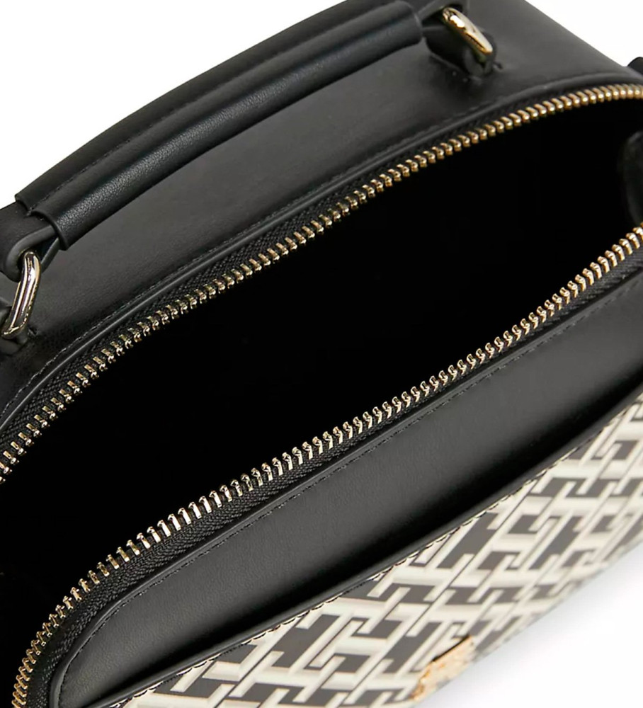 Bolsa de ombro icônica Tommy Hilfiger, preta