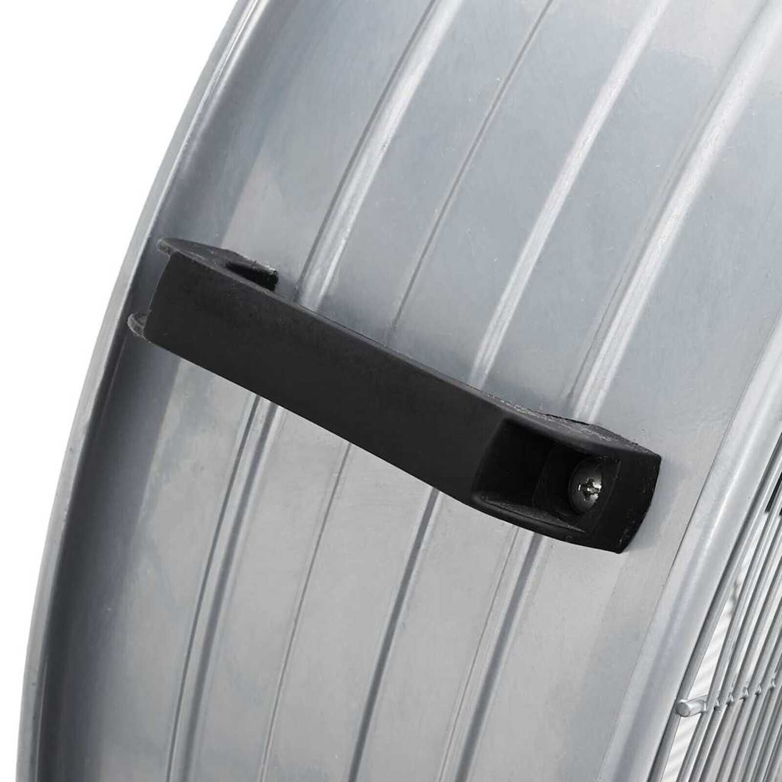 vidaXL Trommelventilator met wiel 79 x 37 x 82 cm aluminium