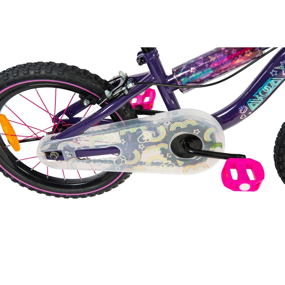 Avoca 16 Zoll Glitzer-Neon-Fahrrad
