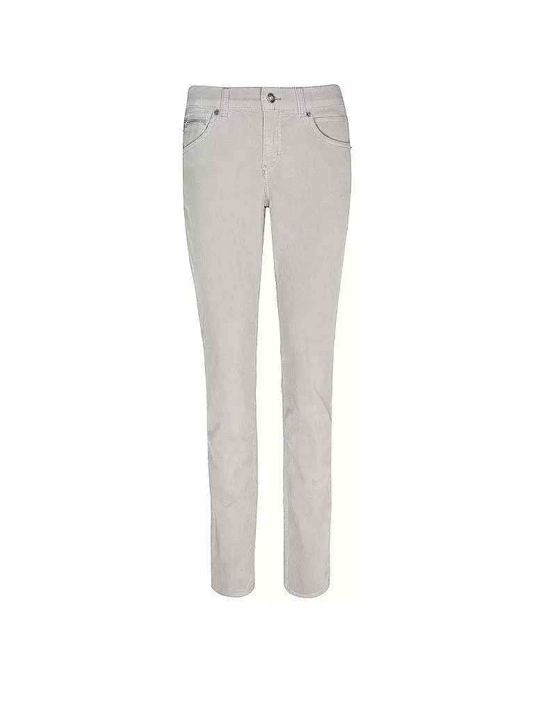 MAC Cordhose Slim Fit grau