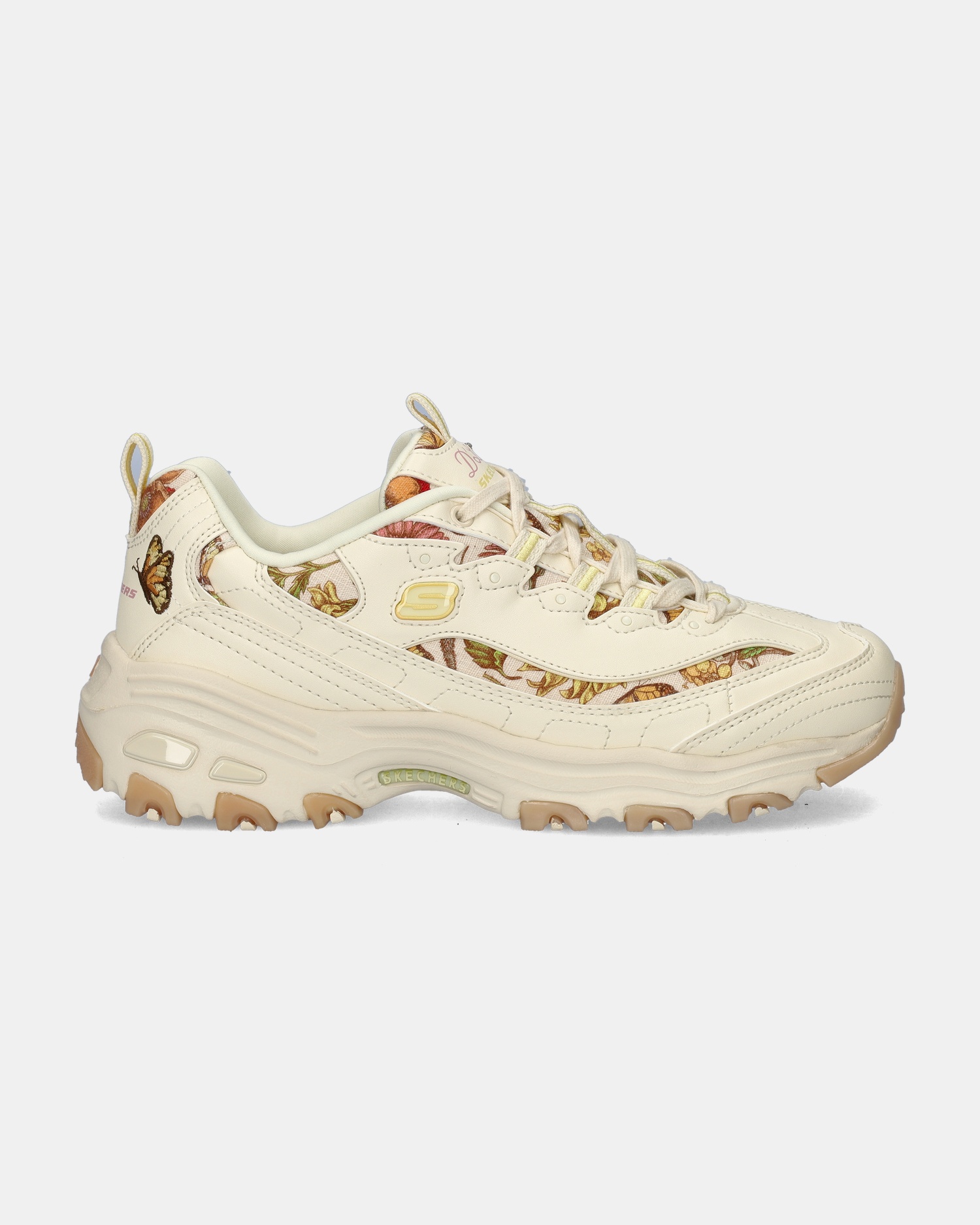 Skechers D'Lites Fly Forward Dad Sneakers  - beige