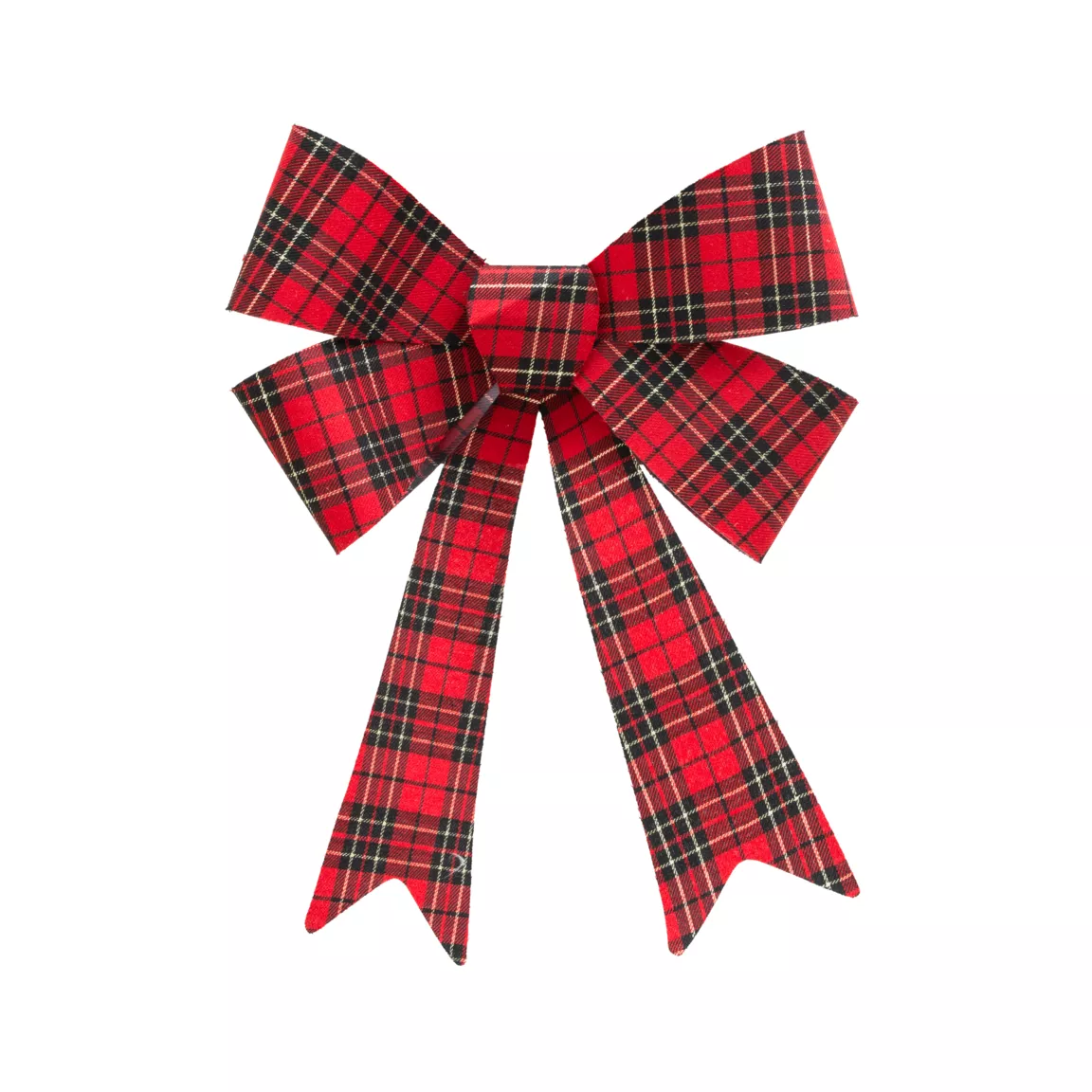 Grand Nœud de Noël (H45 cm) Carreaux tartan