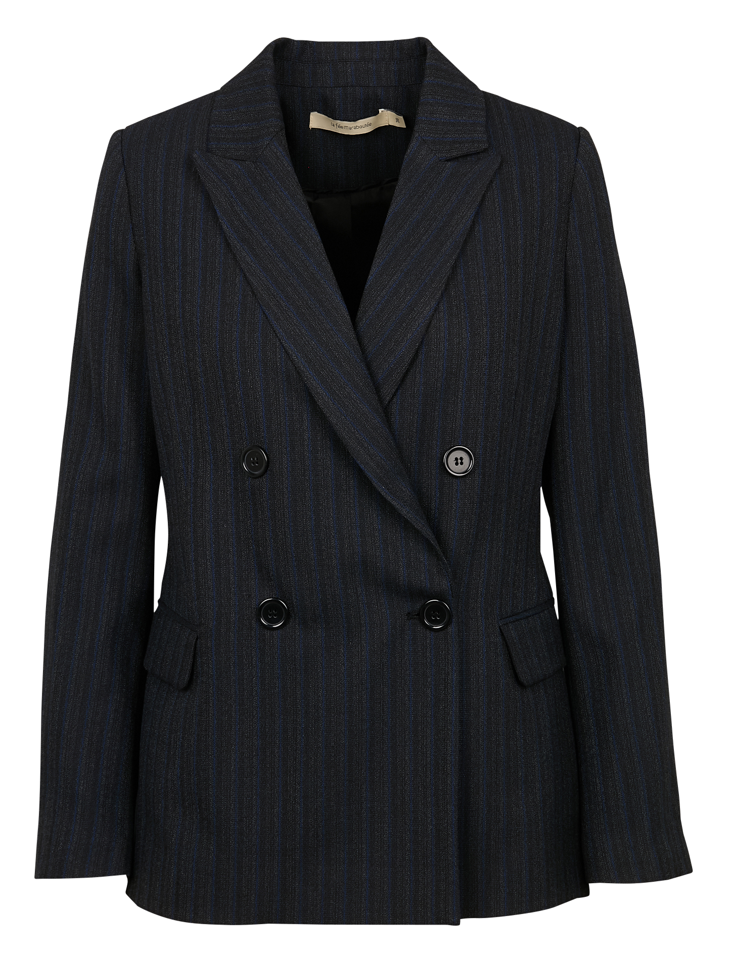 Veste de tailleur rayée| Multicolore