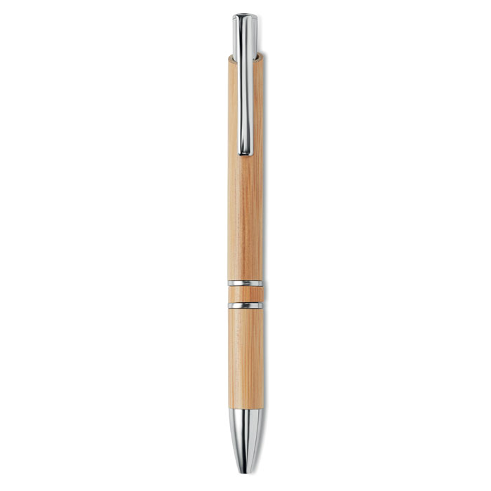 GiftRetail MO9482 - BERN BAMBOO Stylo à bille en bambou