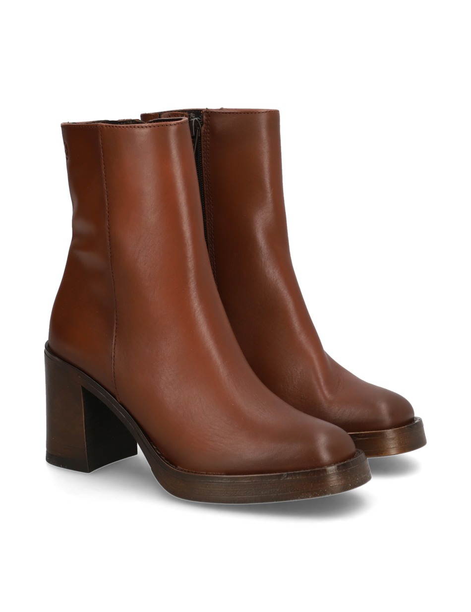 Glattleder Stiefelette