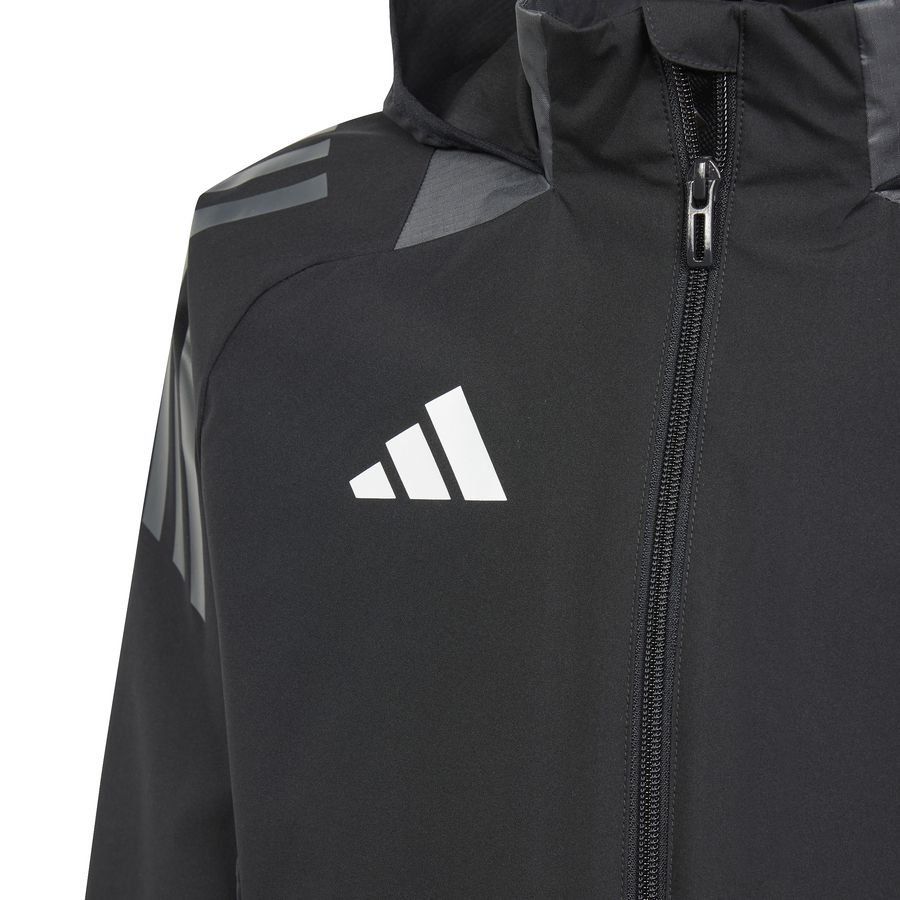adidas Veste d'Entraînement Tiro 24 All Weather - Noir/Gri Enfant