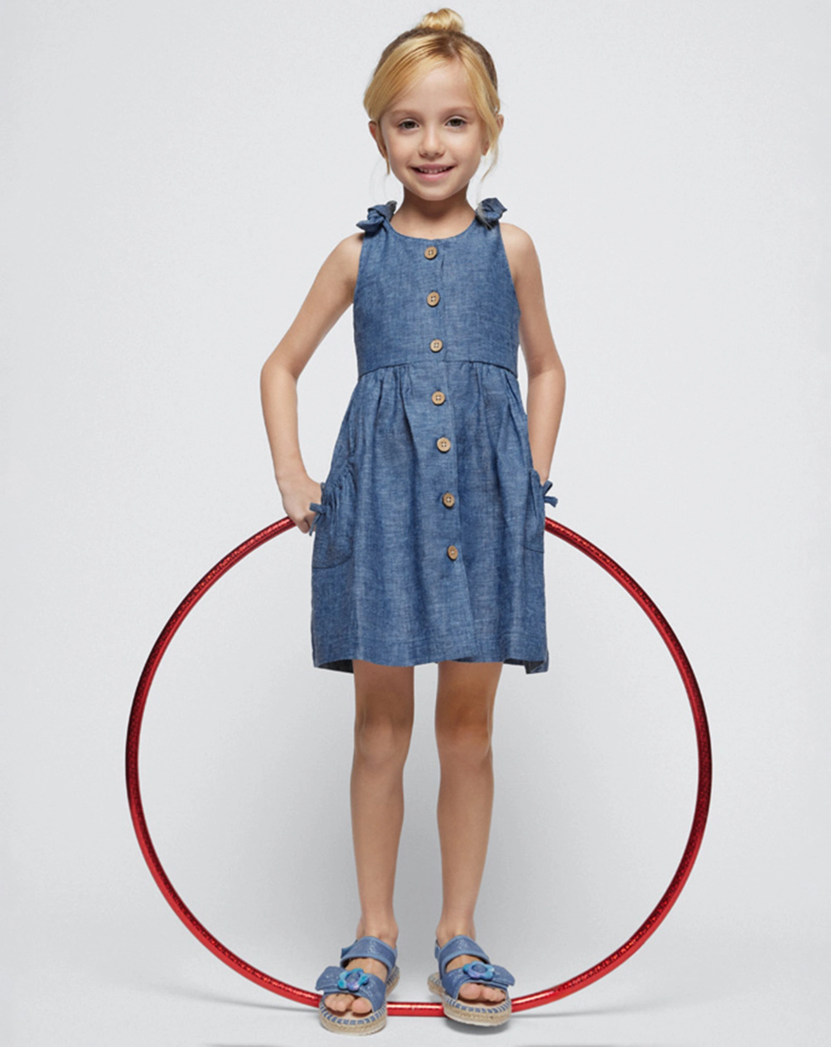Leinenkleid ALBA in blau
