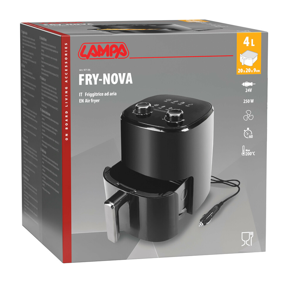 Lampa Fry-Nova 24 Volt airfryer - 4 liter