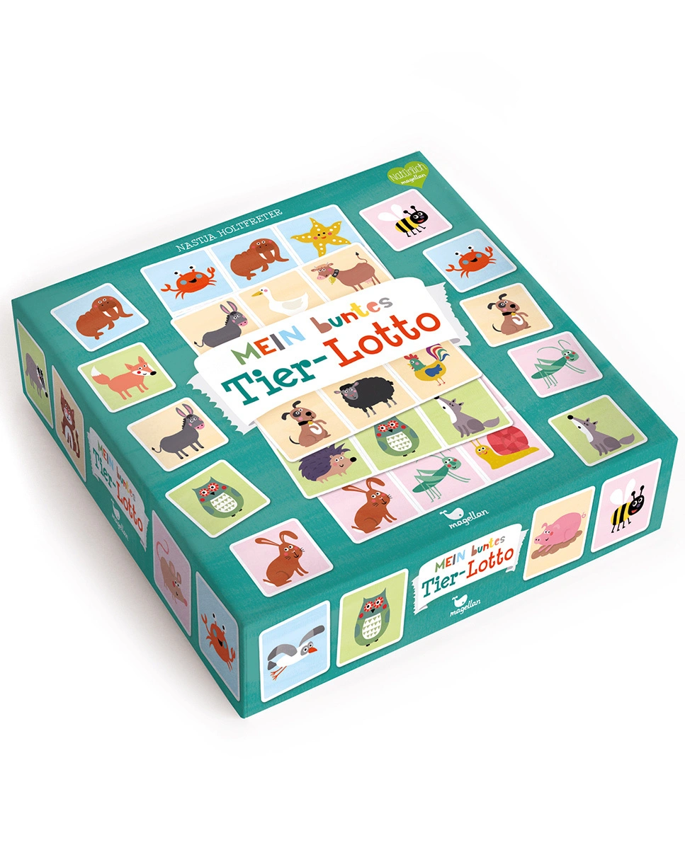 Spiel MEIN BUNTES TIERLOTTO 40-teilig