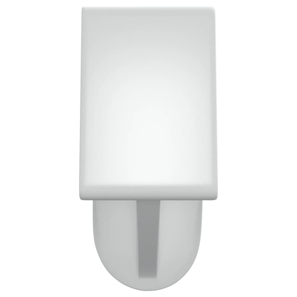 vidaXL Gordijnroedes, 2 stuks, wit en zilver, 40-60 cm, aluminium