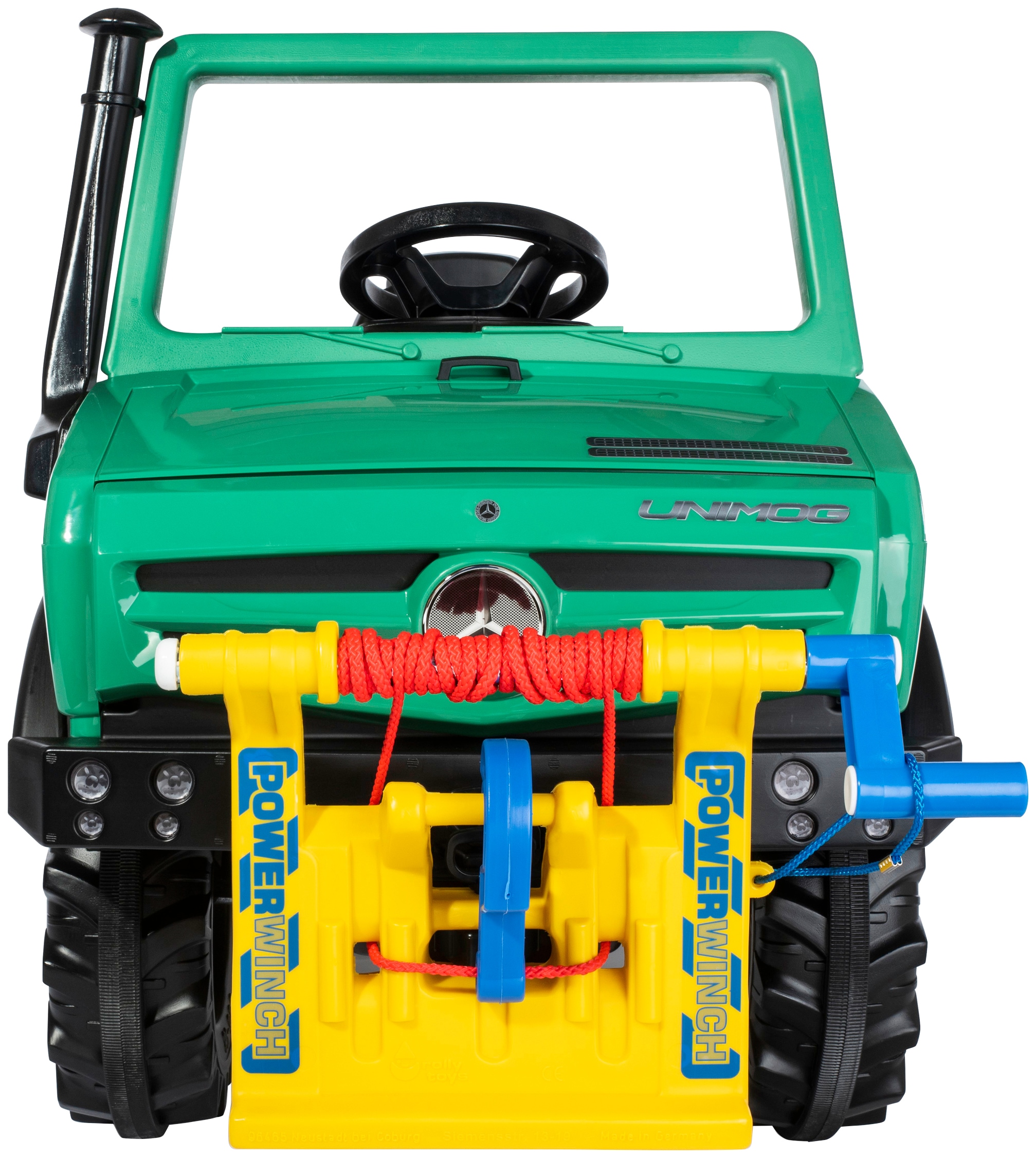rolly toys® Tretfahrzeug »rollyUnimog Forst« inkl. Seilwinde
