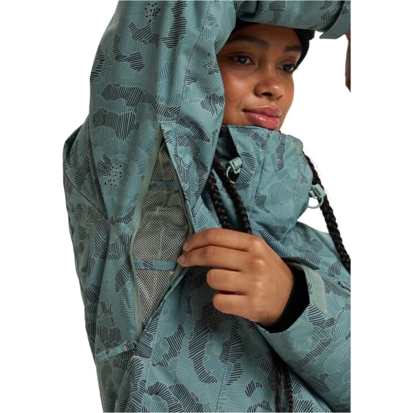 Veste de ski ROXY JETTY JK LILY PAD SKETCH BOOK