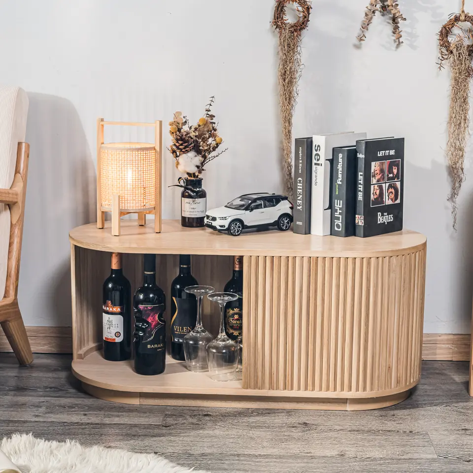 Salontafel van essen