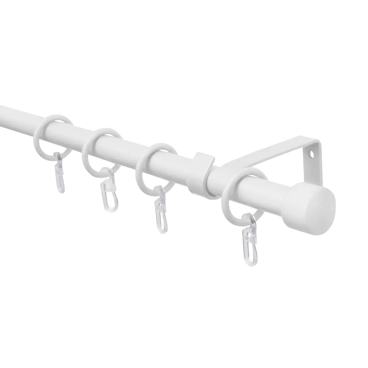 Vorhangstange Cap weiss