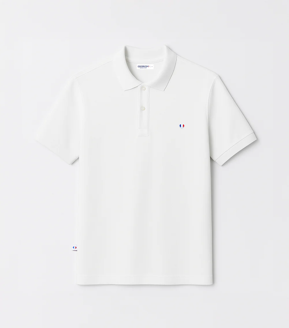 Polo Homme Blanc - Iconique