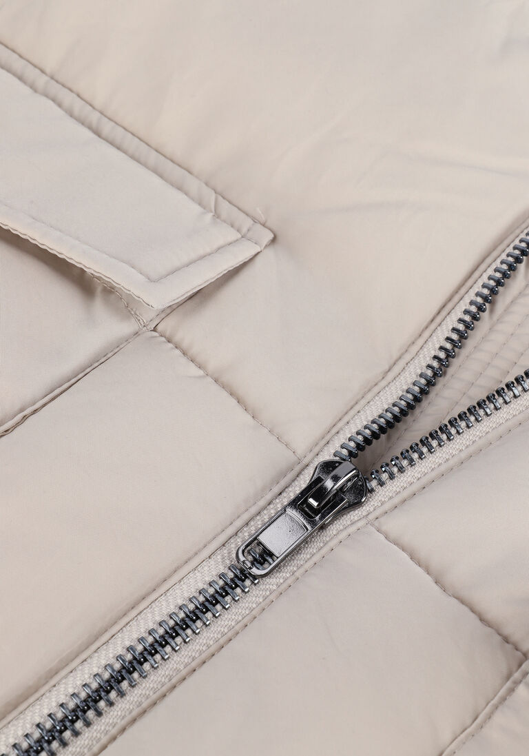 OBJECT beige object gewatteerde jas zhanna ls long jacket