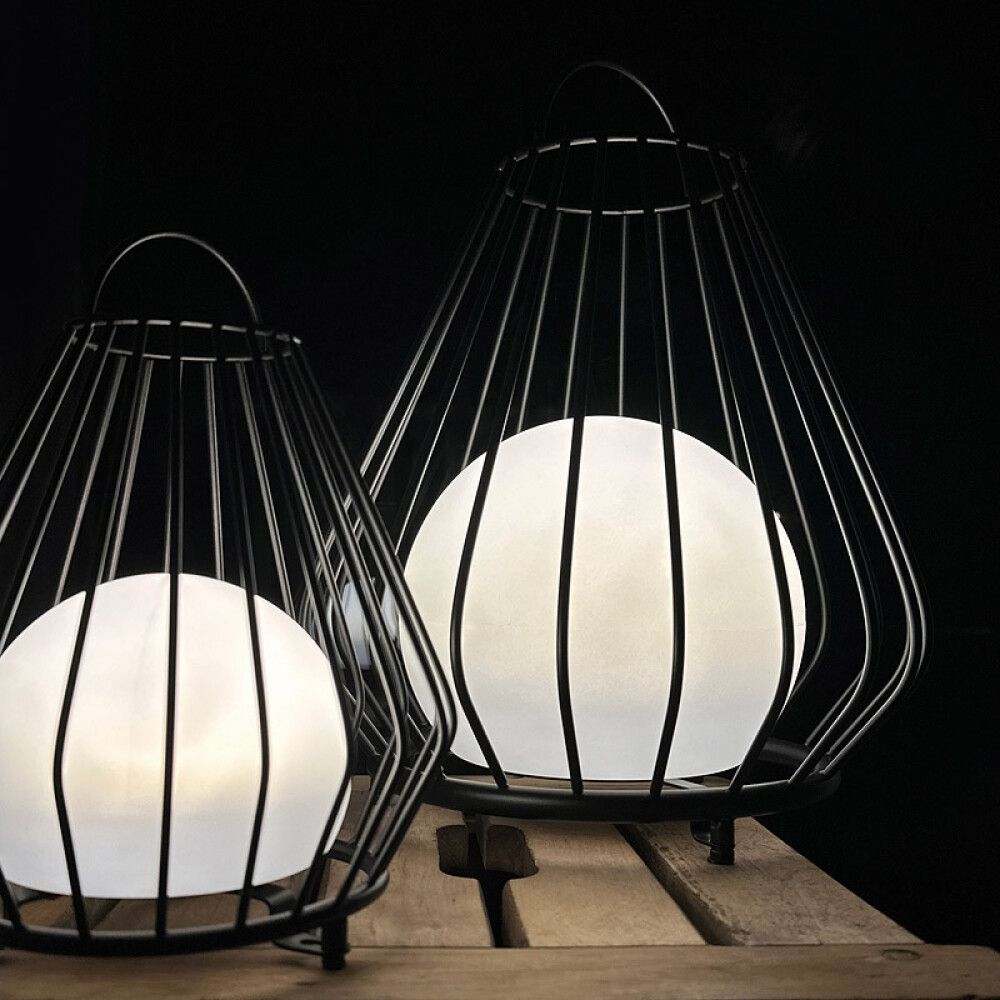 SOLCELLELAMPE DYBERG LARSEN EVESHAM SVART LITEN