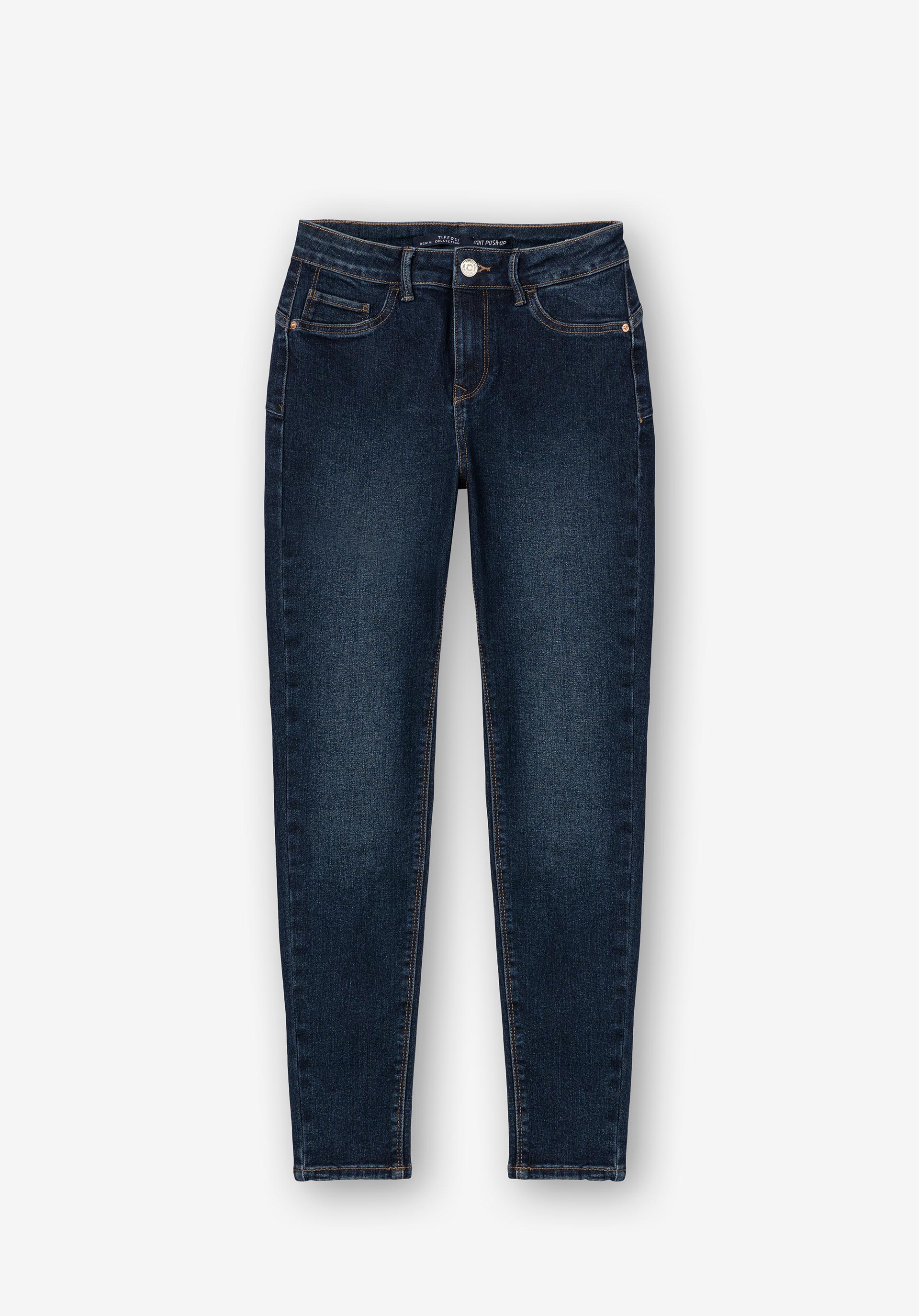 Jeans Light Push-up Skinny Cintura Média