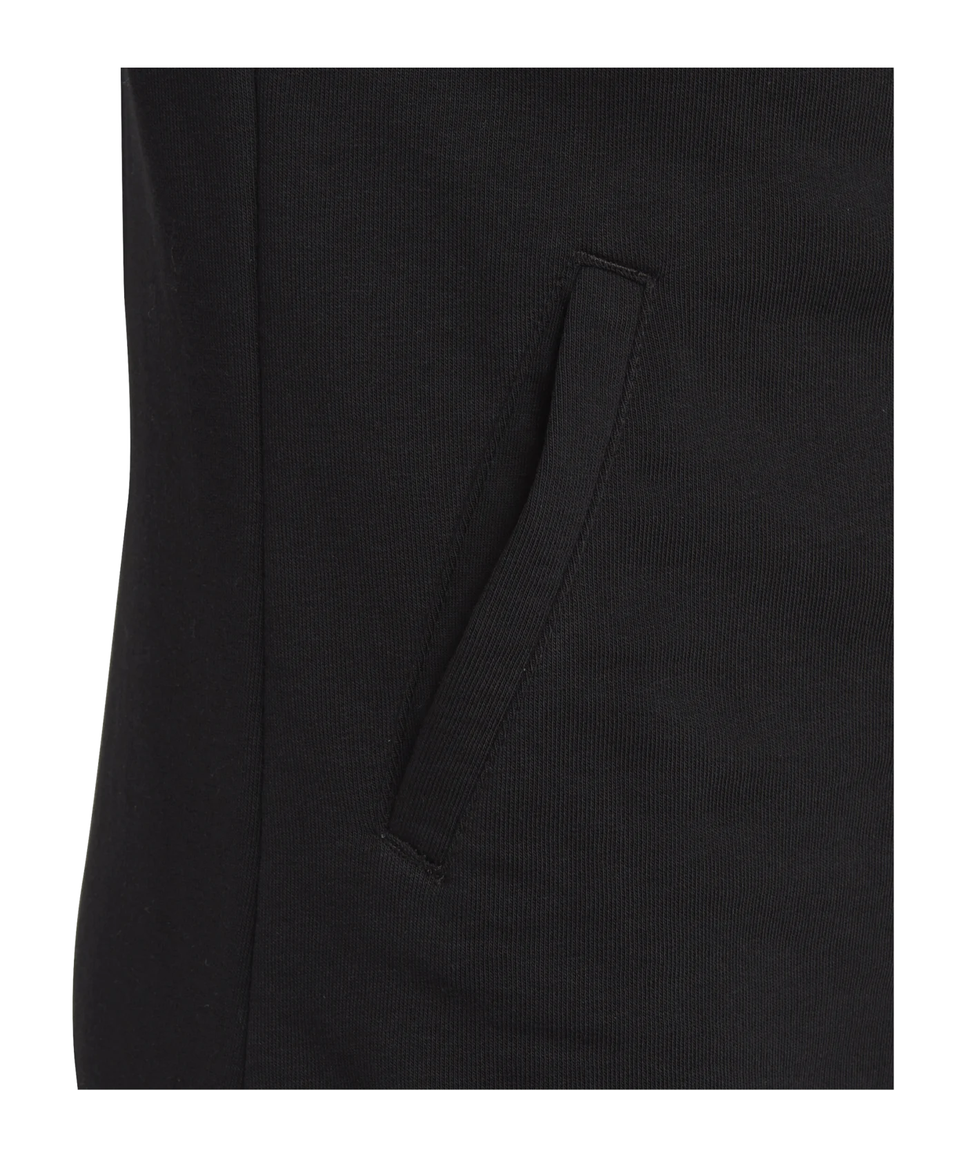 adidas Essentials 3-Stripes Full-Zip Hoodie Black
