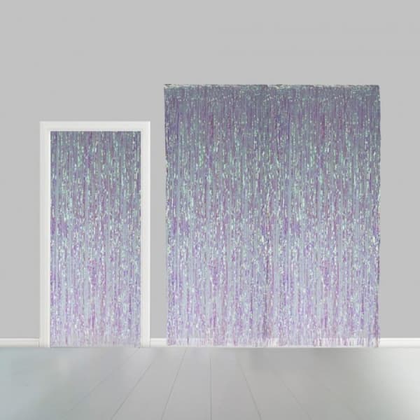 Dørgardin folie perlemor 240 x 100 cm