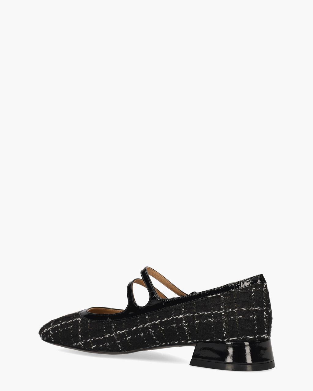 Bibi Lou Cardiff Zwart/Wit Damesloafers