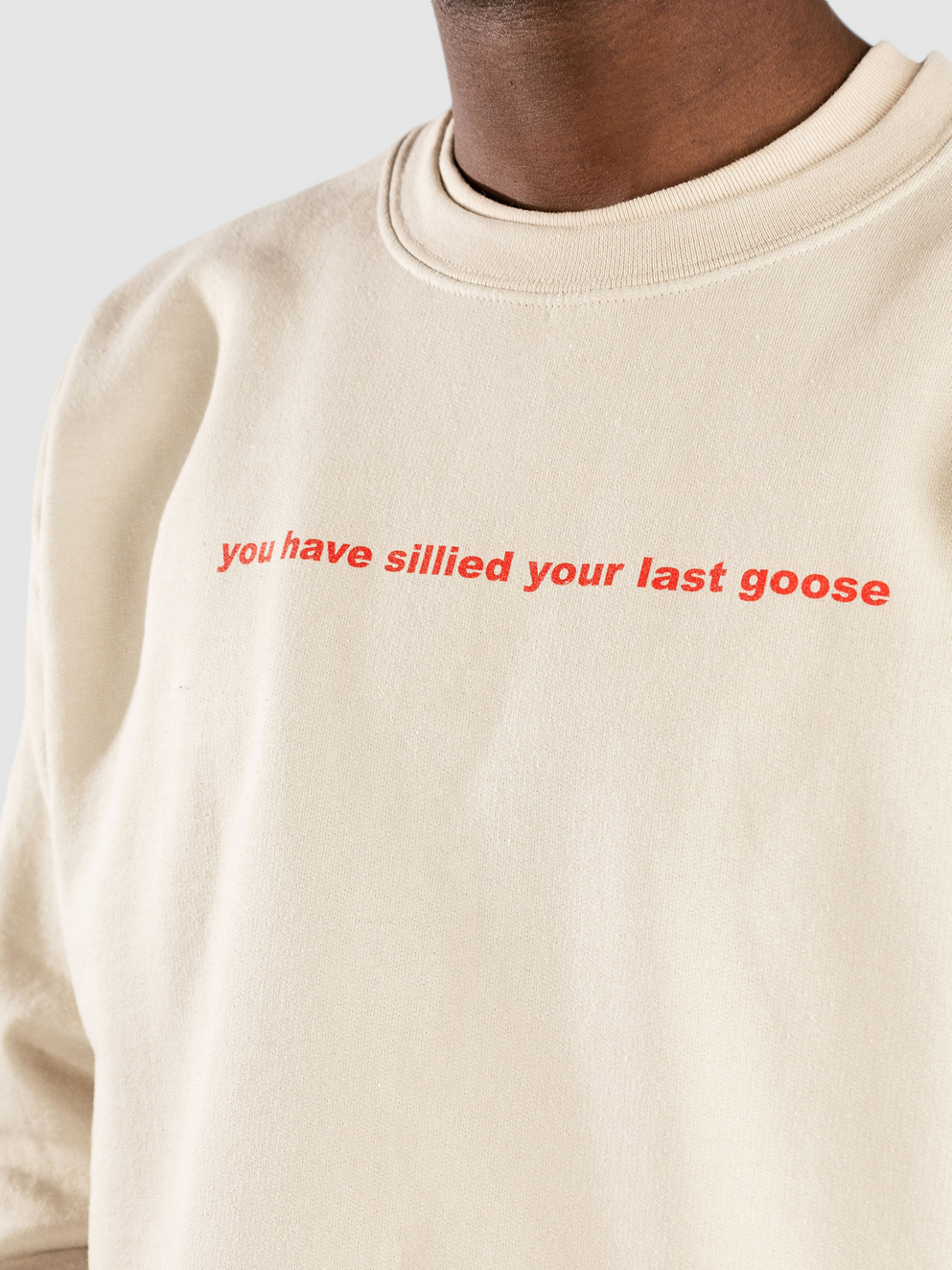 A.LAB Sillied Goose Sweater sand