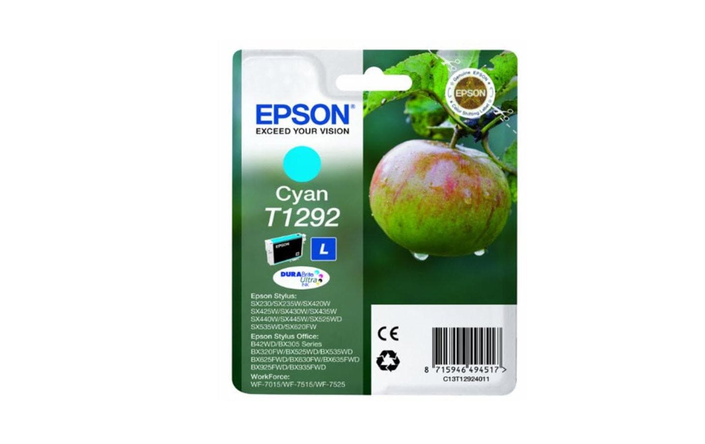 Tinte T12924012 CyanTinte, Cyan