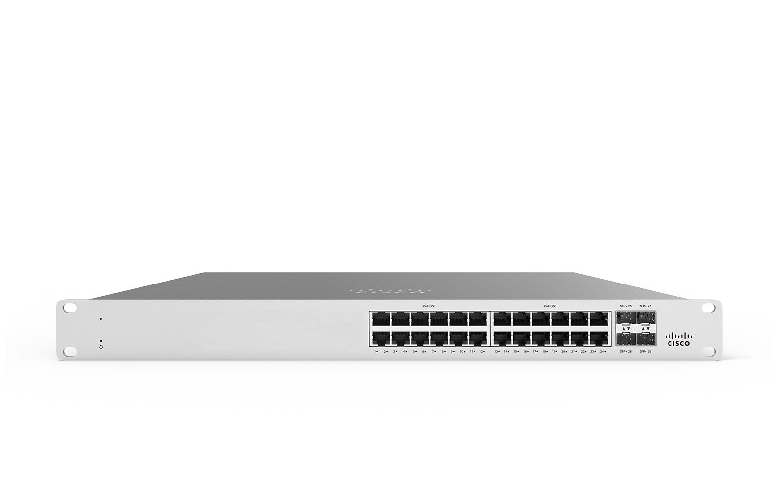 Switch MS125-24 28 Port<br>MS125-24 Cloud-verwaltetes Switching für kleine Zweigstellen und Büros
