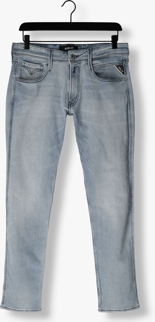 REPLAY lichtblauwe replay slim fit jeans anbass pants
