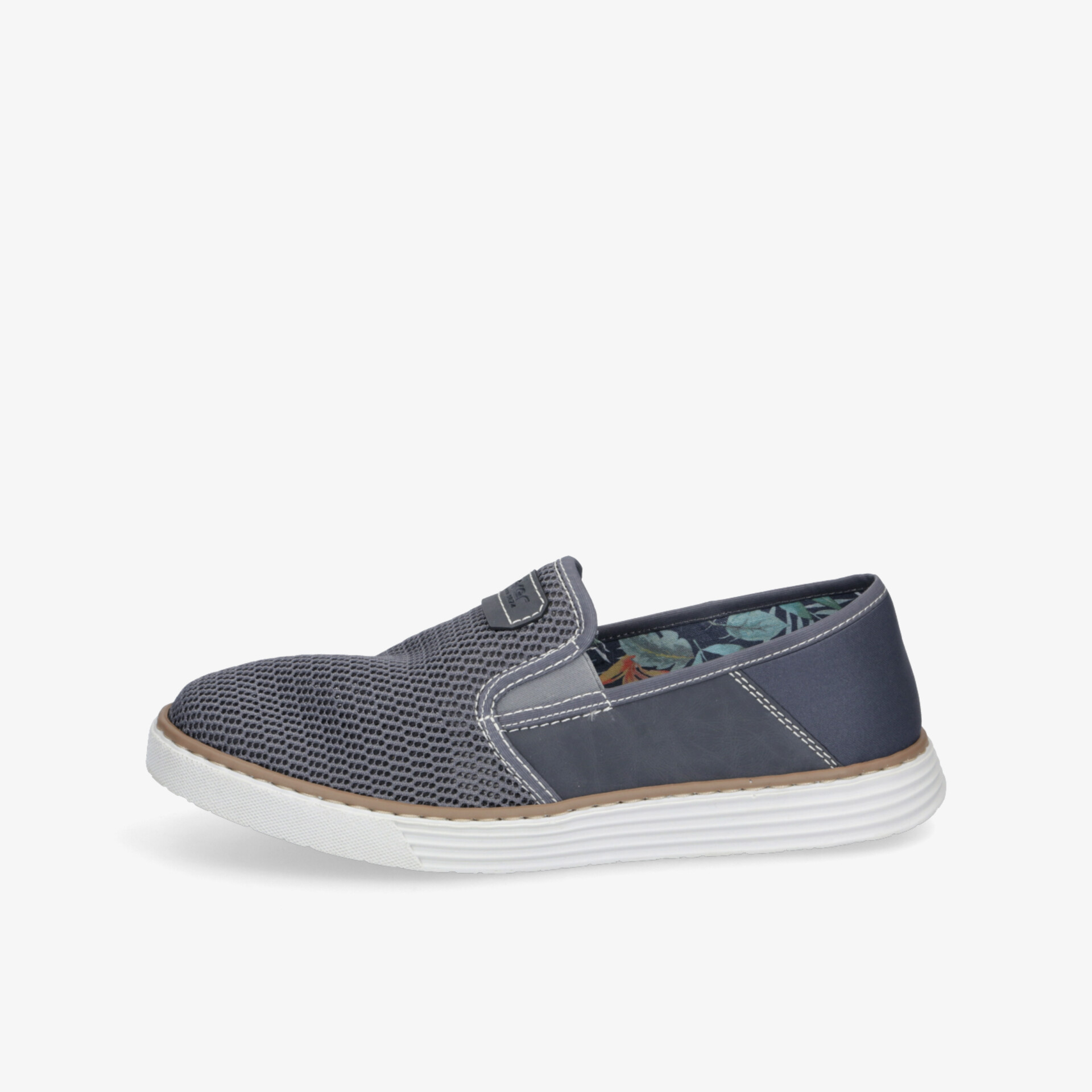 Rieker Herren Slipper grau - Bequeme Schuhe online kaufen bei reno.de