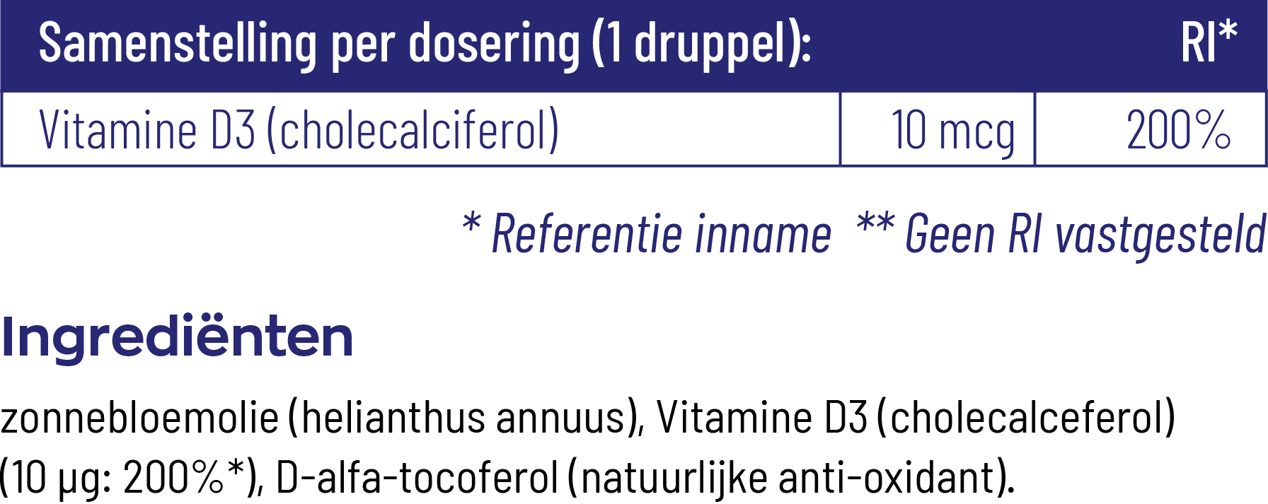 Vitakruid Vitamine D Baby Druppels (10 ml)