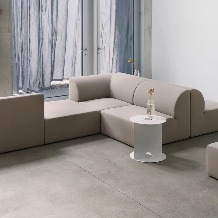 OUT Objekte unserer Tage - Weber 02 3-Sitzer Sofa, cobaltblau (Berlin 641 by OUT)